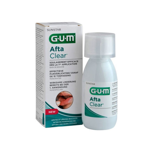 GUM AFTA CLEAR BAIN DE BOUCHE 120 ML