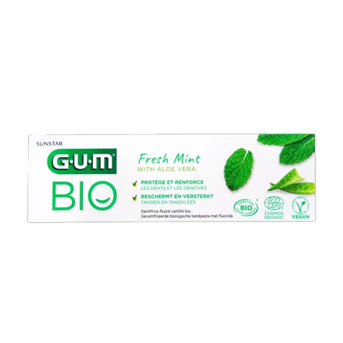 GUM BIO DENTIFRICE FRESH MINT WITH ALOE VERA 75ML