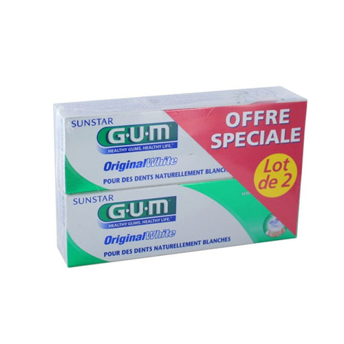 GUM DENTIFRICE ORIGINAL WHITE DUO(ce produit n'est pas éligible au code promo)