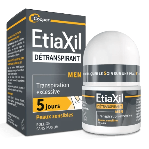 Etiaxil Détranspirant Men Peaux Sensibles.