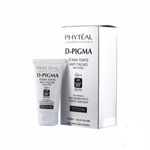 PHYTEAL DPIGMA ECRAN TEINTE BEIGE ECLAT SPF50+EAU MICELLAIRE A L'ALOE VERA 150ML (OFFERTE).