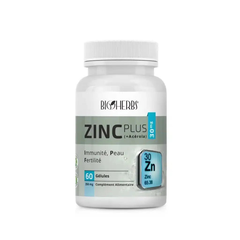 BIOHERBS Zinc plus (+ Acérola).