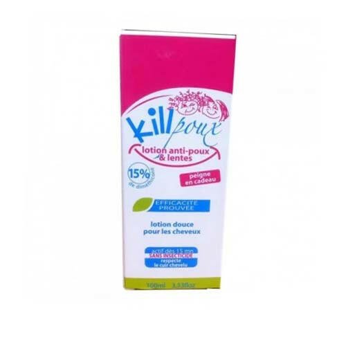 KILLPOUX LOTION ANTI-POUX & LENTES 100ML.