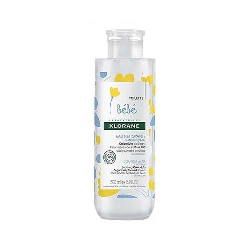 KLORANE BEBE EAU NETTOYANTE SANS RINCAGE 500ML