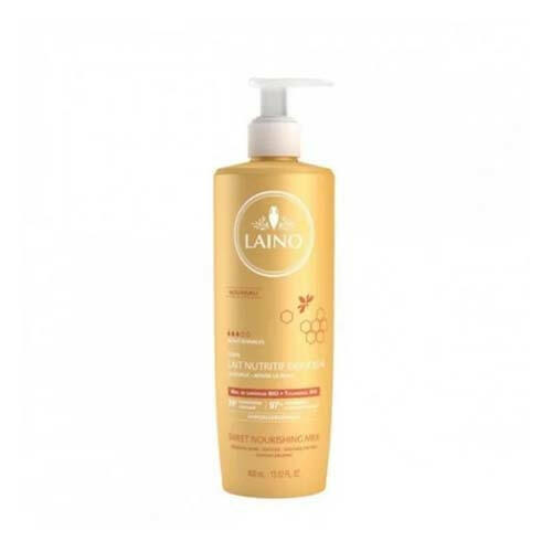 LAINO LAIT NUTRITIF DOUCEUR MIEL BIO, 400 ML.