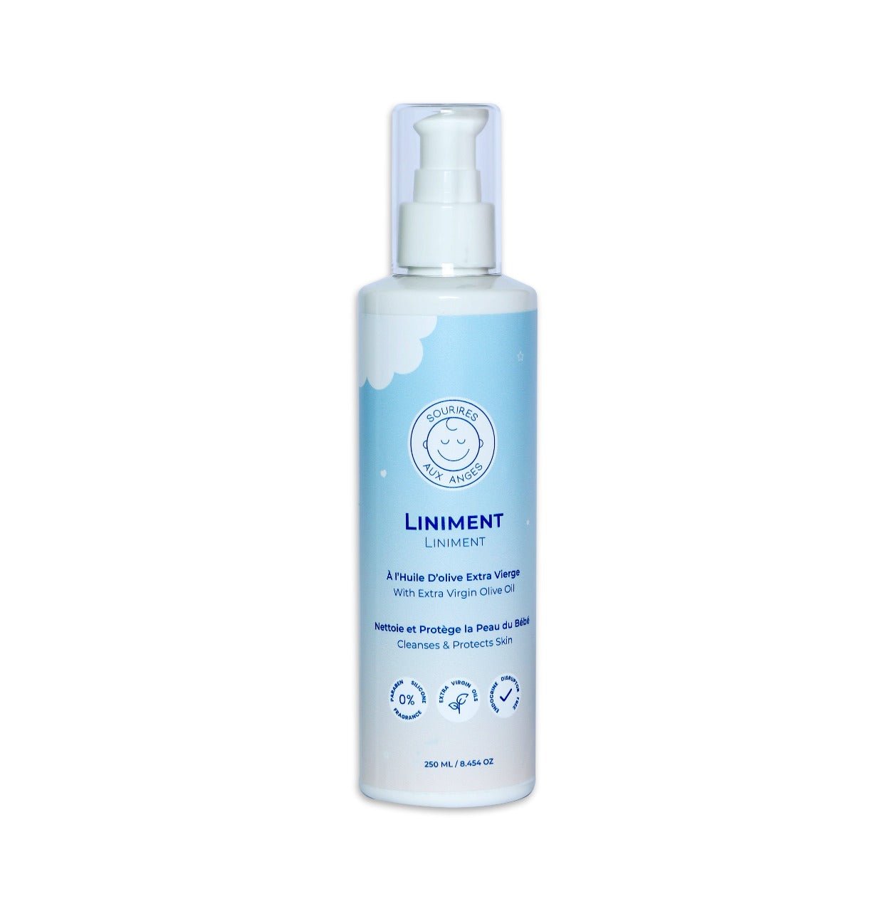 Sourires aux anges Liniment Oléo calcaire bébés et enfants.