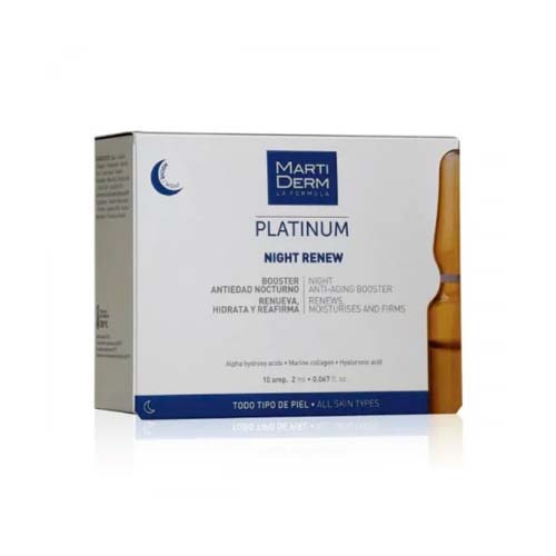 MARTIDERM PLATINUM NIGHT RENEW 10 AMPOULES