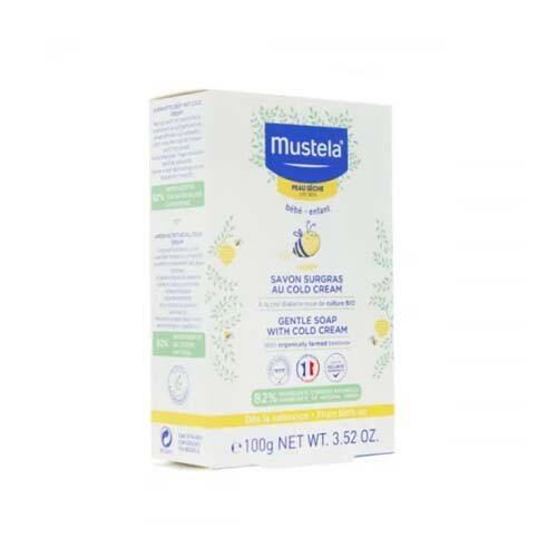 MUSTELA SAVON AU COLD-CREAM NUTRI-PROTECTEUR 100G.