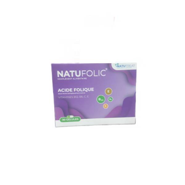 NATUFOLIC acide folique gelules b30.