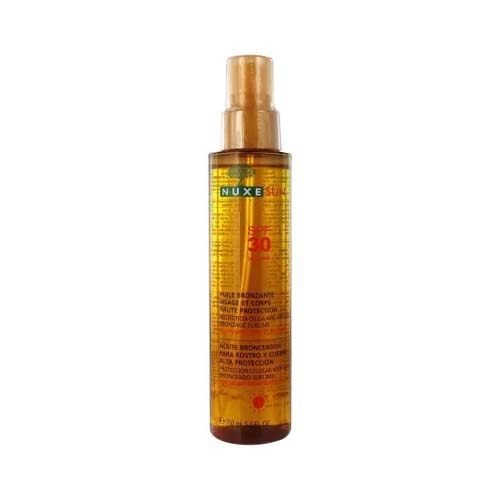 NUXE SUN HUILE BRONZANTE VISAGE TE CORPS SPF30, 150ML