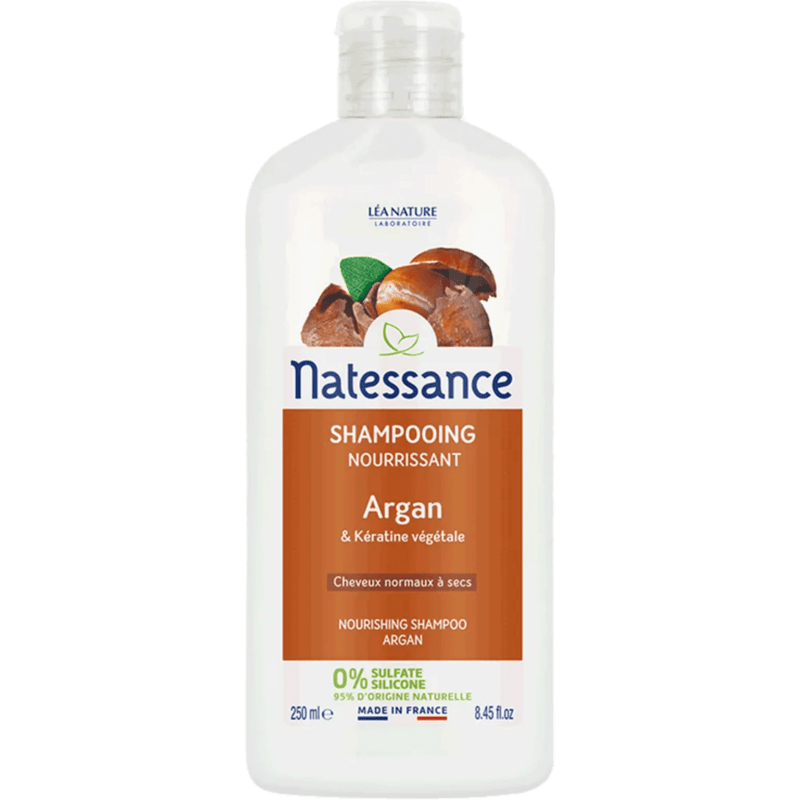 NATESSANCE SHAMPOING NUTRI  ARGAN 250ML.