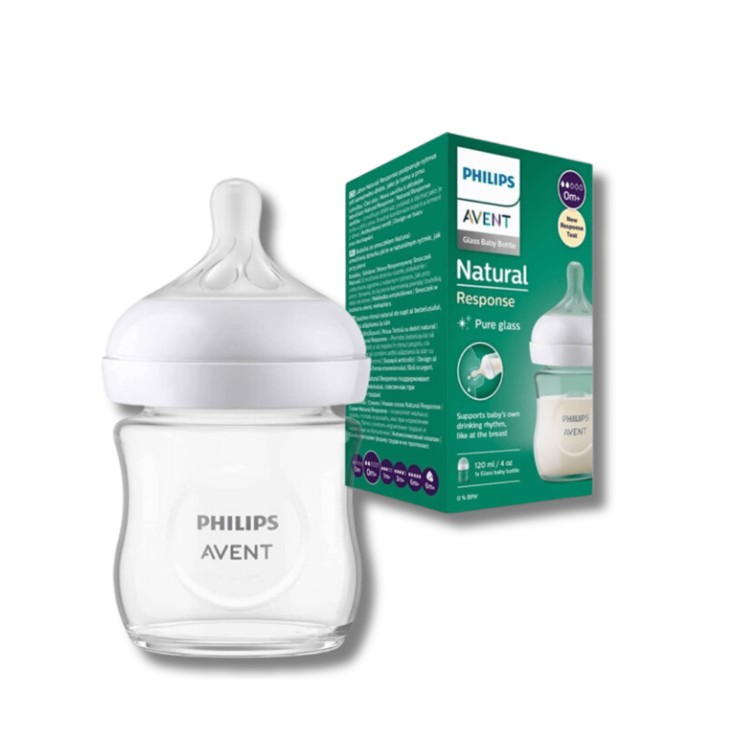 BIBERON AVENT NATURAL RESPONSE EN VERRE 120 ML SCY930/01.