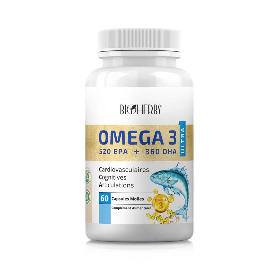 BIOHERBS OMÉGA 3 ULTRA.