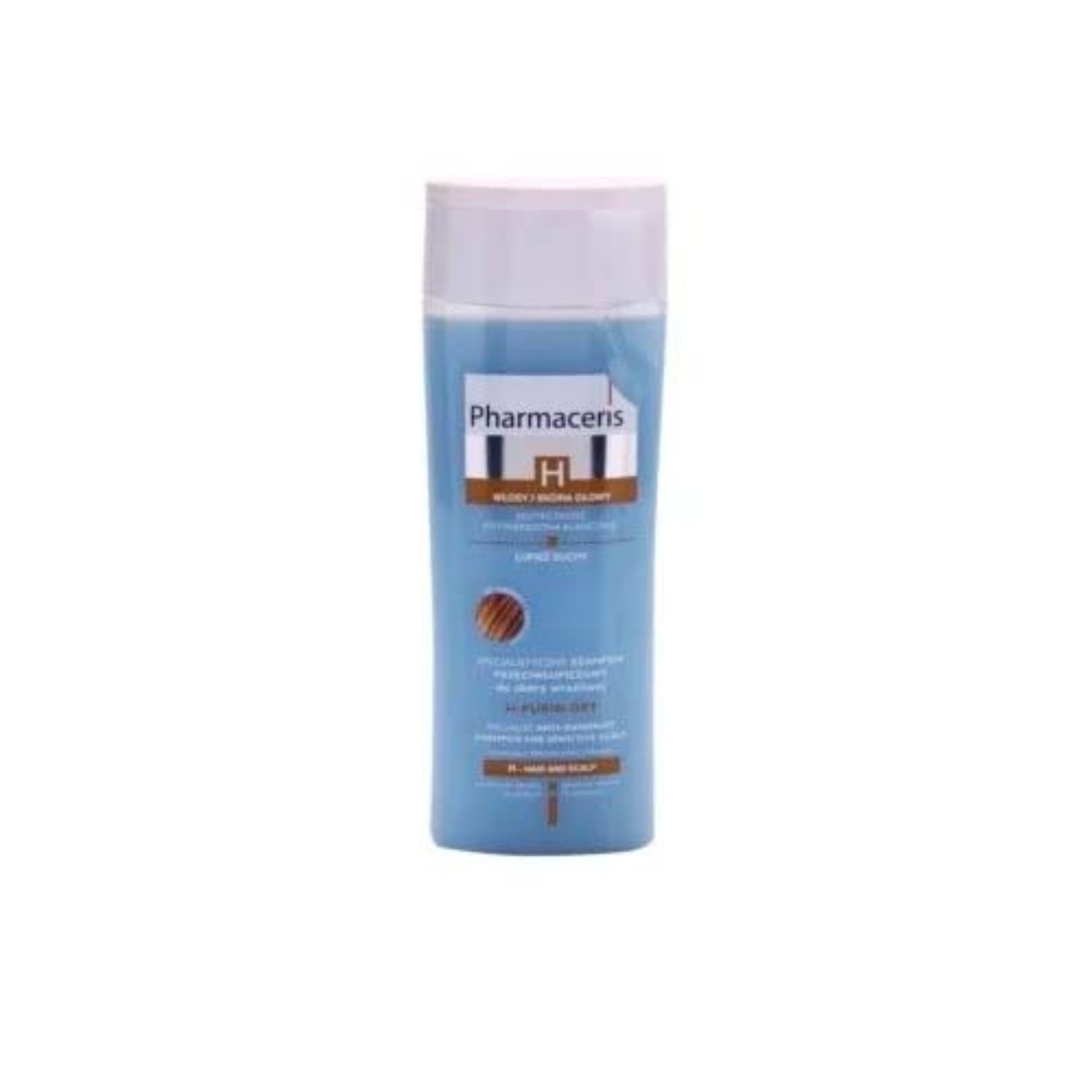 PHARMACERIS SHAMPOOING ANTIPELLICULAIRE H-PURIN DRY 250ml.