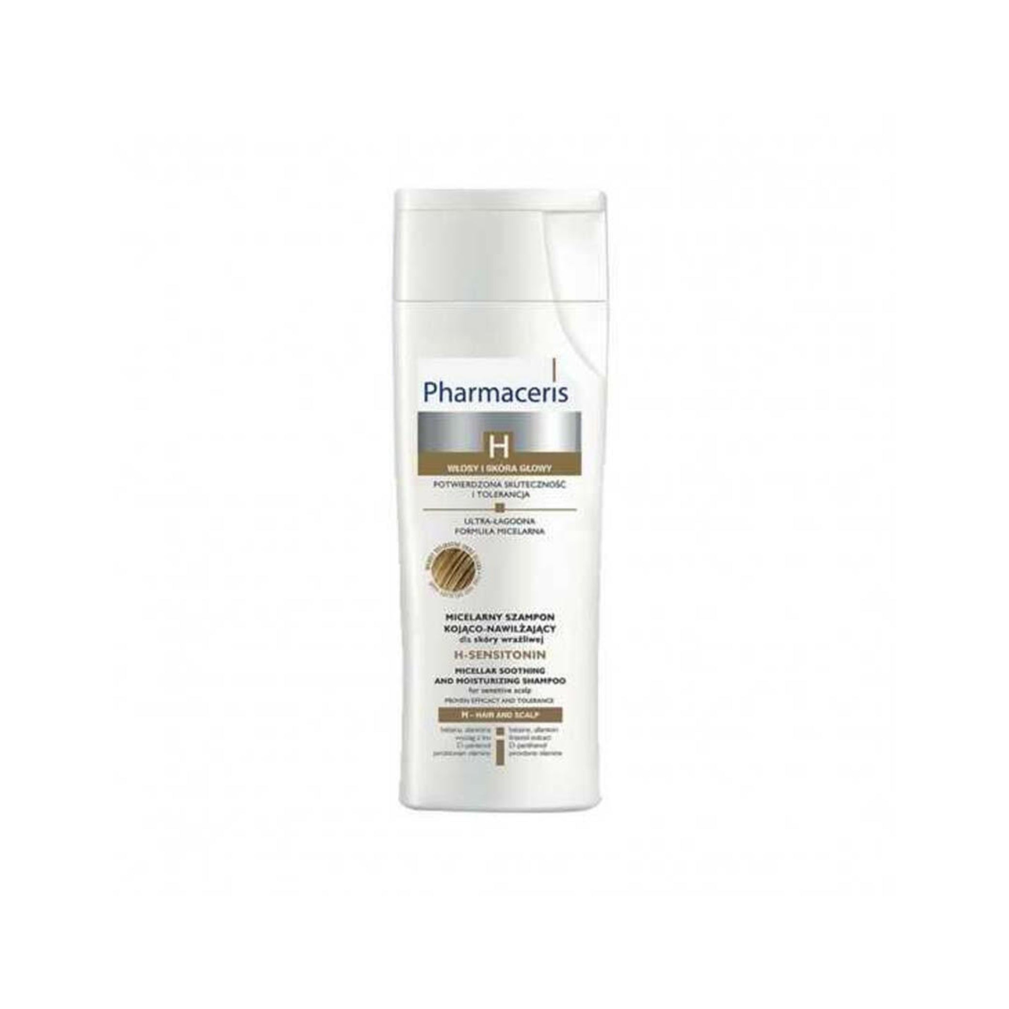 PHARMACERIS SHAMPOOING APAISANT CUIR CHEVELU SENSIBLE H-SENSITONINE 250ML.