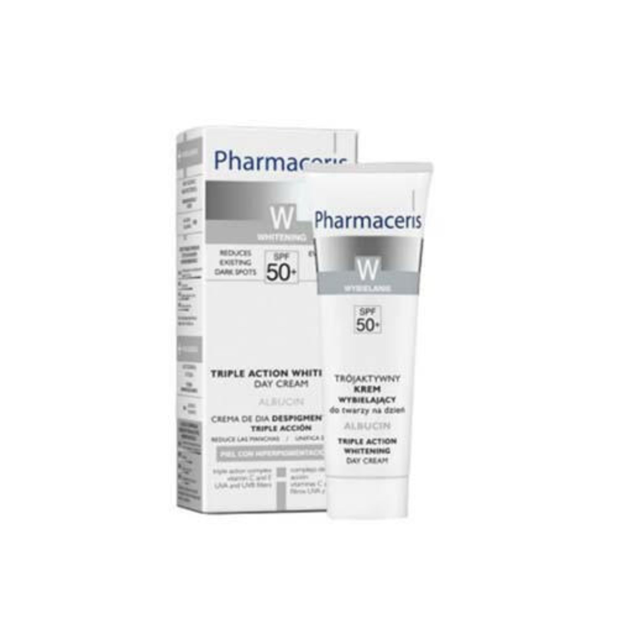 PHARMACERIS W TRIPLE ACTION CREME DE JOUR SPF50+, 30ML.
