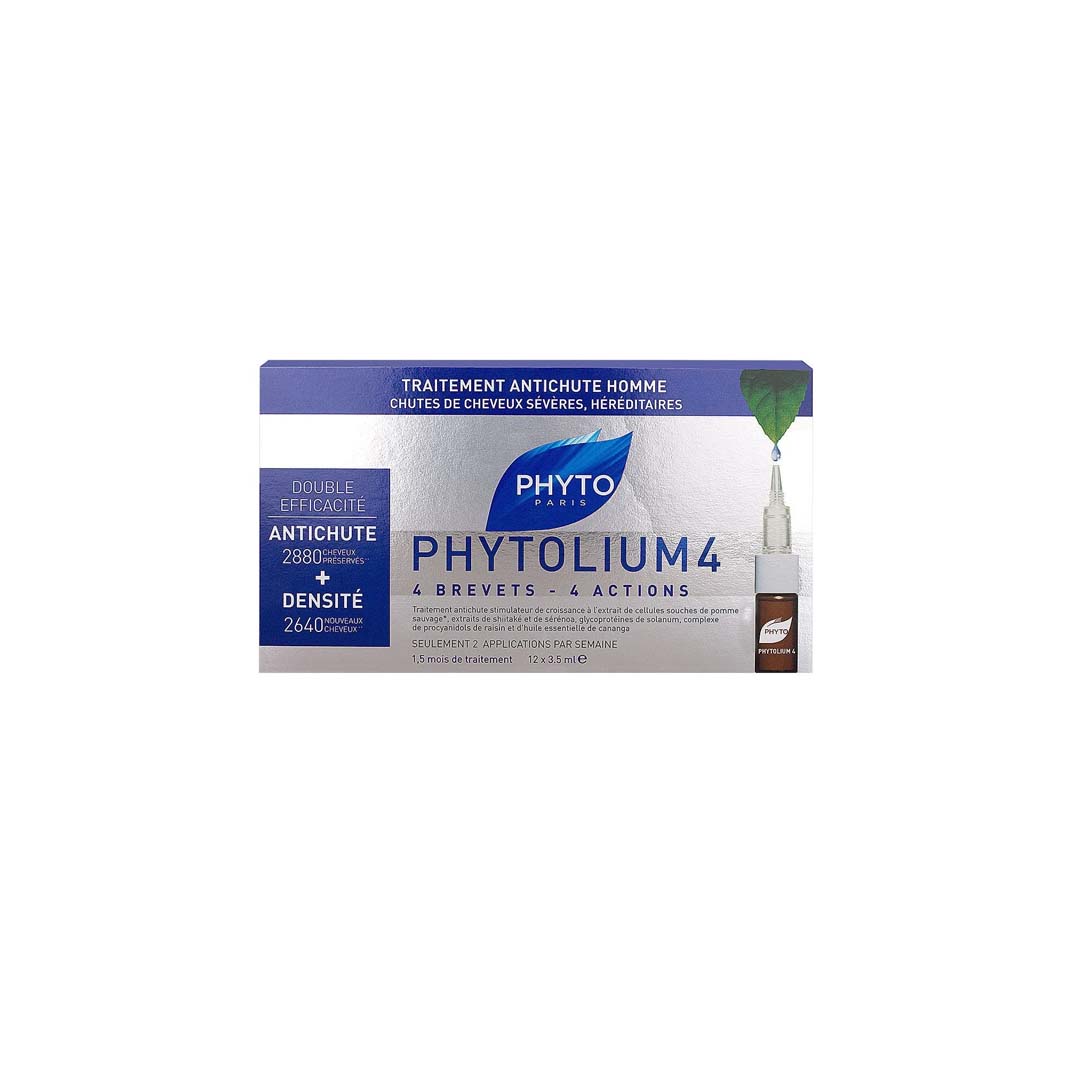 PHYTO PHYTOLIUM 4 TRAITEMENT ANTICHUTE HOMME 12 X 3.5ML