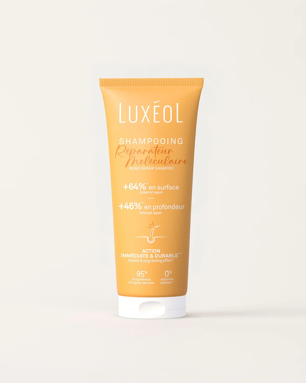 LUXEOL Shampooing Réparateur Moléculaire 200ml - La Grande Para