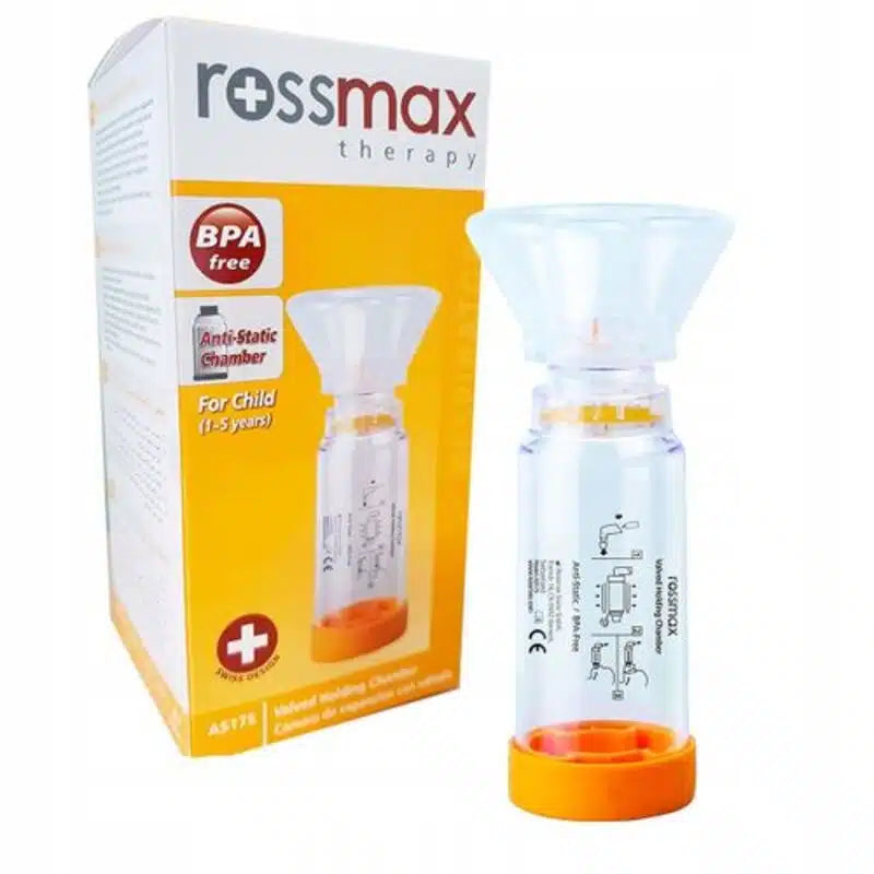 ROSSMAX CHAMBRE D’Inhalation moyen à Partir de 1-5 ans (orange)