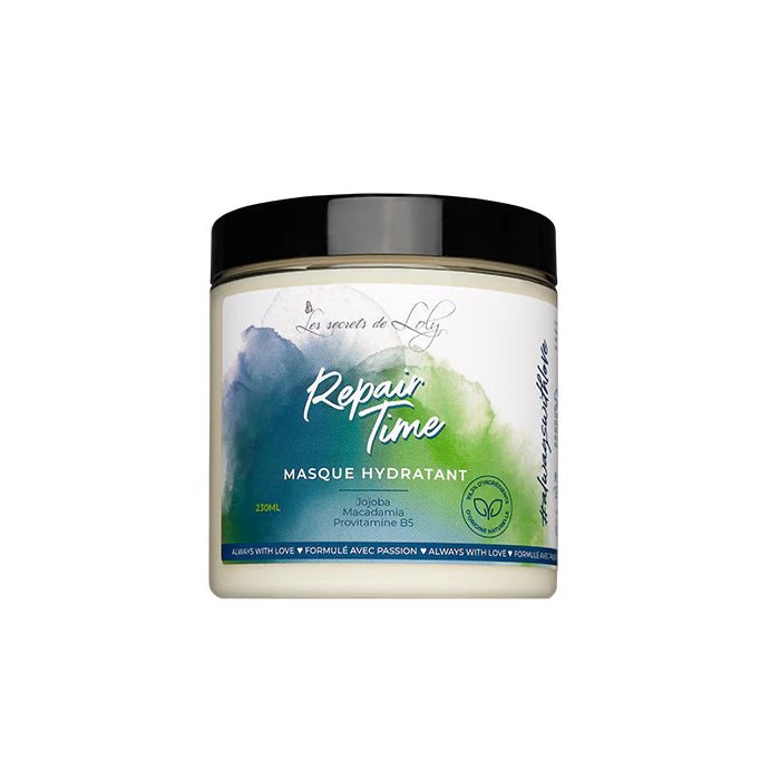 Repair Time – Masque Hydratant & Fortifiant Cheveux Texturés 230ml | Les Secrets de Loly - La Grande Para