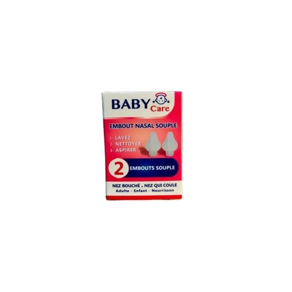 Embout nasal souple - Baby care - 2 pièces.