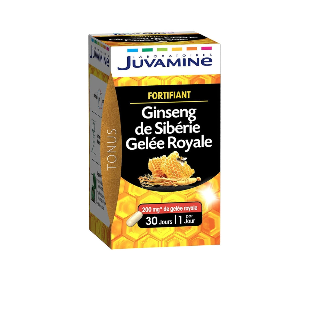 Juvamine Ginseng Gelée Royale 30 Gélules - Revitalisant Énergie Tonus | Anti-Fatigue 1