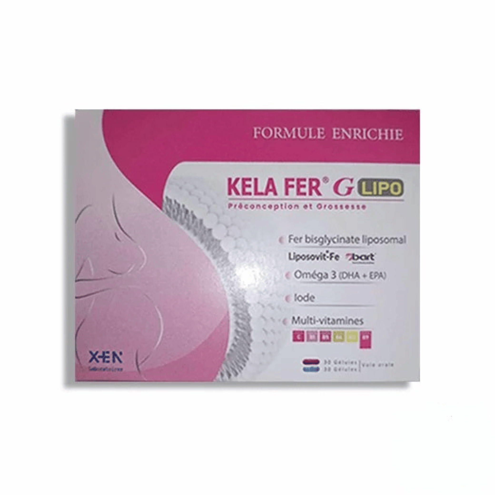 KELA FER G LIPO 60 Gélules Complément Grossesse - La Grande Para