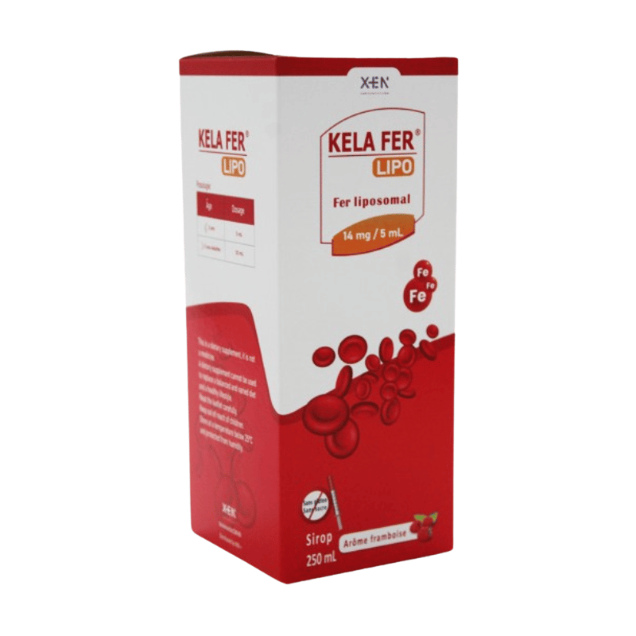 KELA FER LIPO 250ml + Vitamine C - Anti - Anémie - La Grande Para