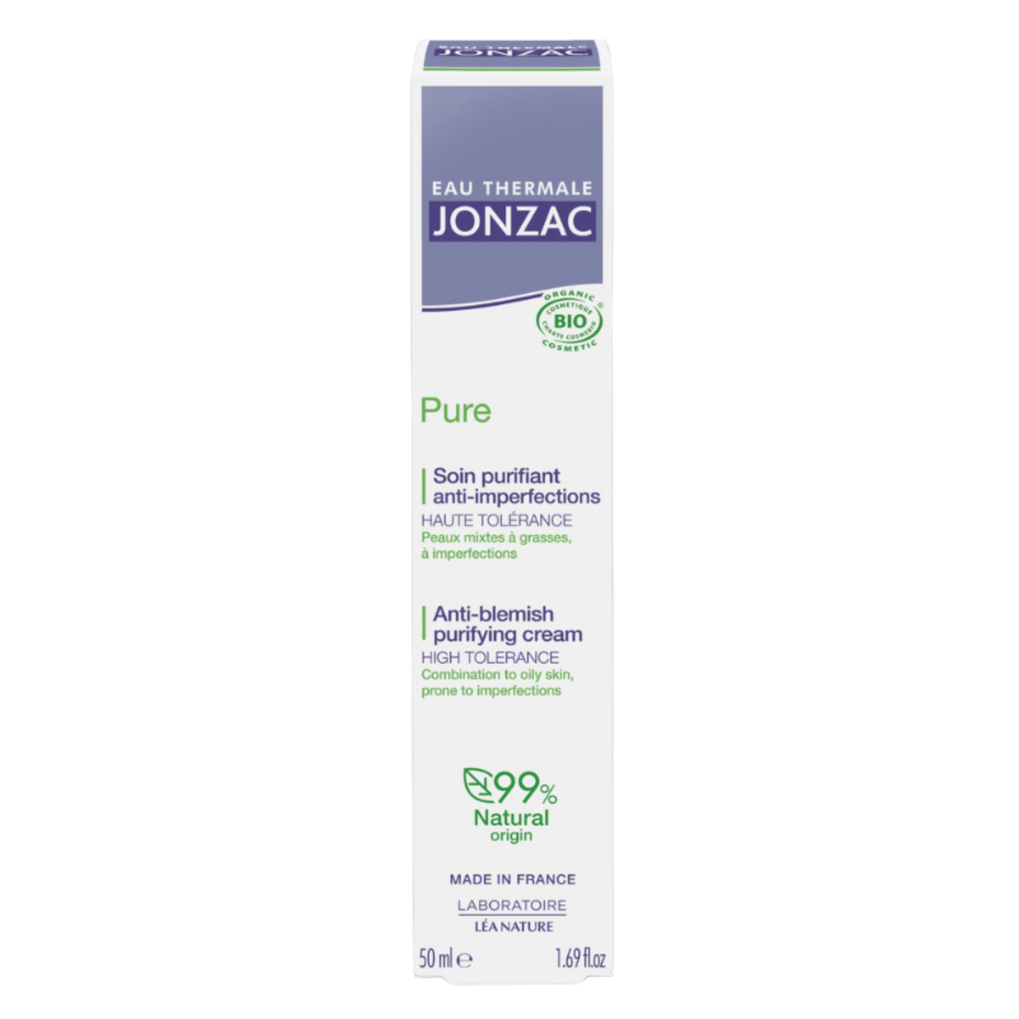 Jonzac Pure Soin Purifiant Anti-Imperfections 50ml Bio