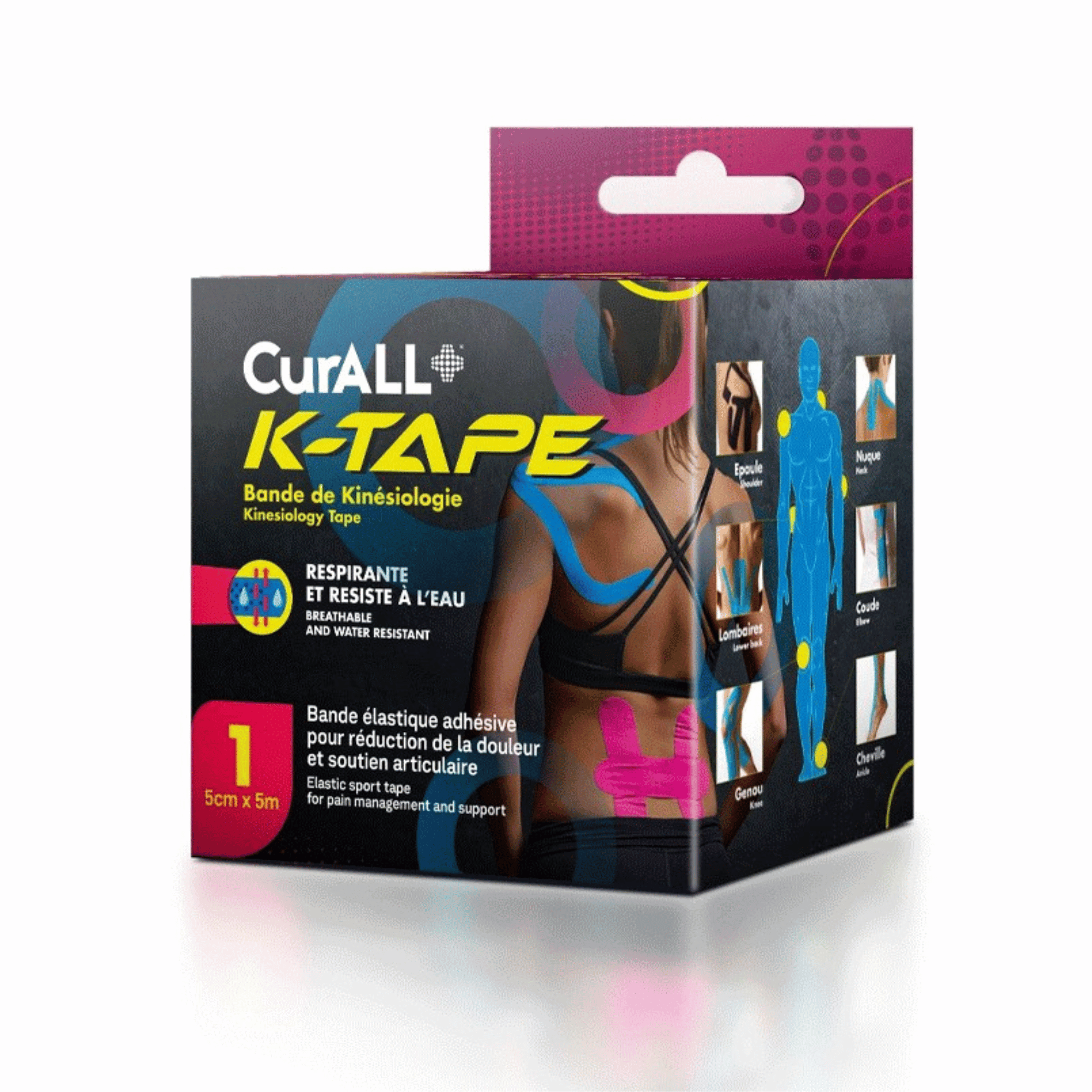 CurALL K-Tape Bande Kinésiologie