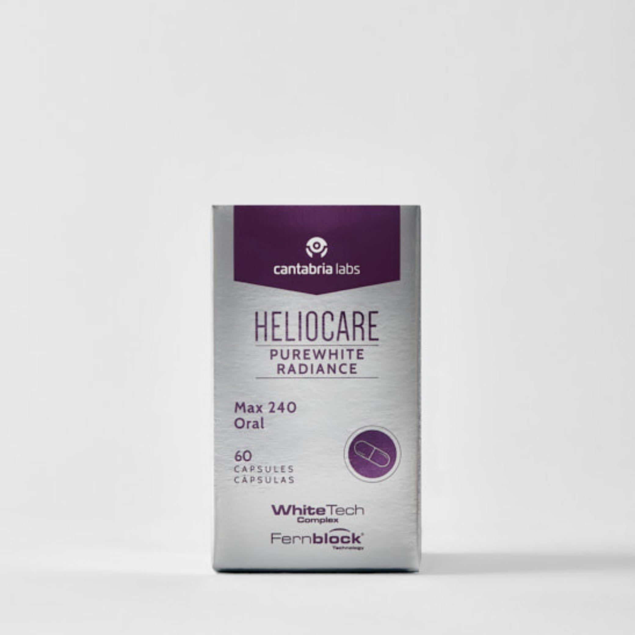 Heliocare Pure White Radiance 60 Capsules - Fernblock® Anti - Taches Éclaircissant | Teint Unifié Lumineux - La Grande Para
