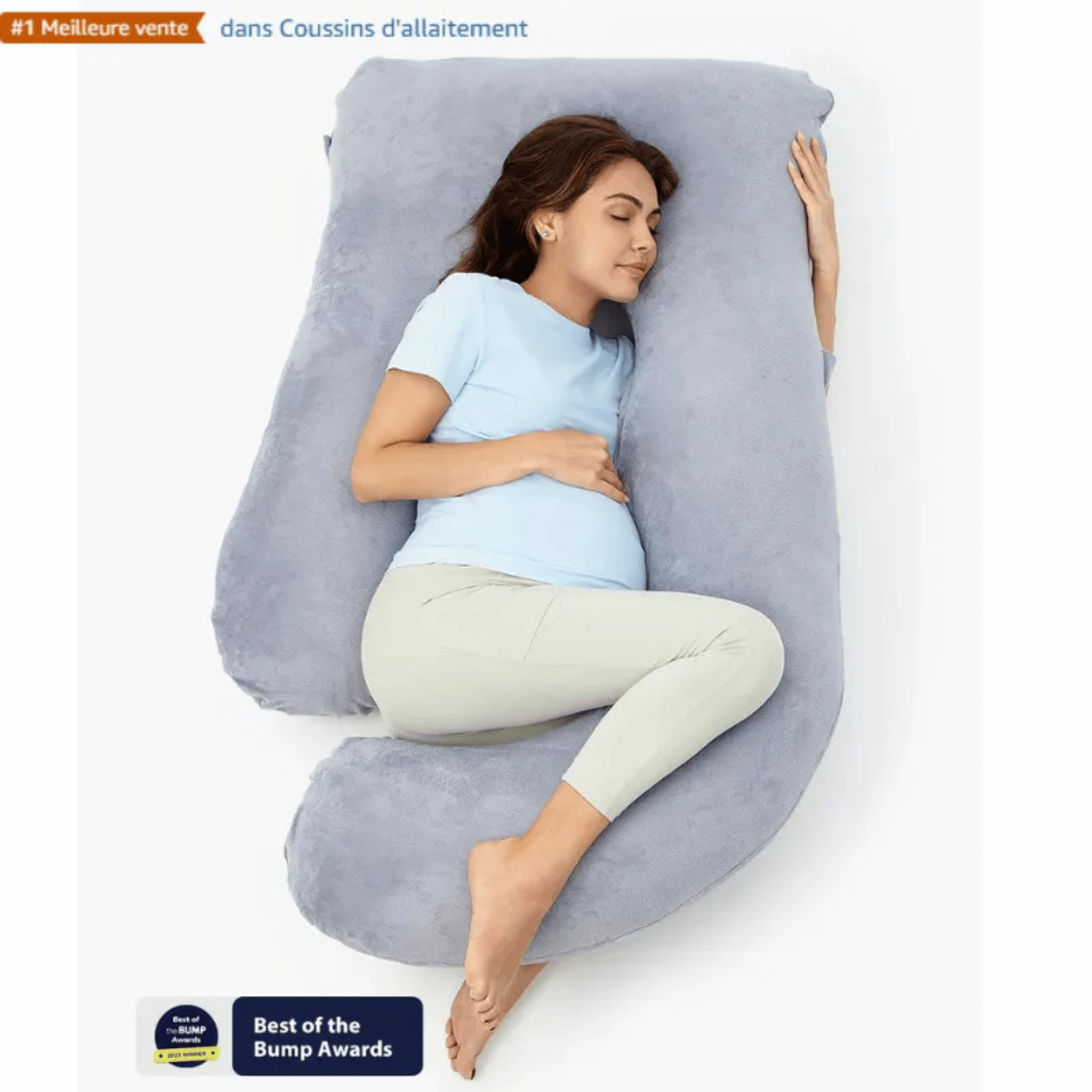 Coussin Grossesse Allaitement Momcozy 145cm