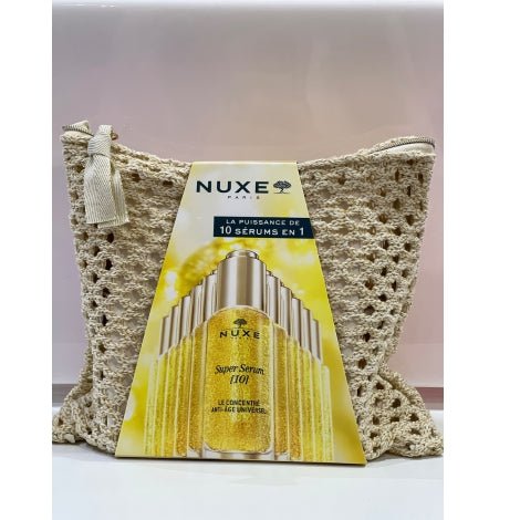 🎁 NUXE Coffret Cadeau Super Serum [10] Efficacité Décuplée + 3 Crèmes Anti - Âge Lift | Trousse Beauté Premium - La Grande Para