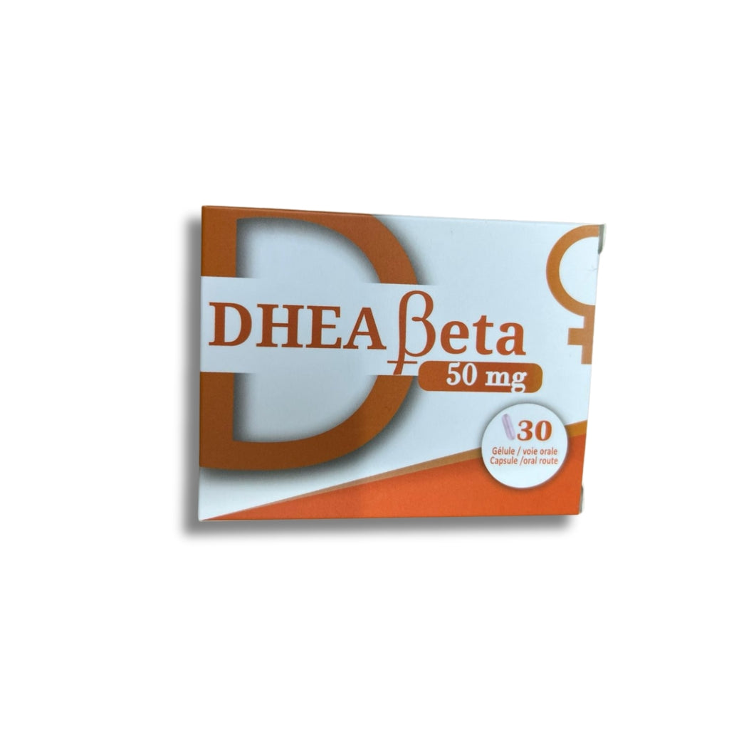 DHEA Beta 50mg - Équilibre Hormonal & Anti-Âge | Énergie Vitalité Performance - 30 Gélules