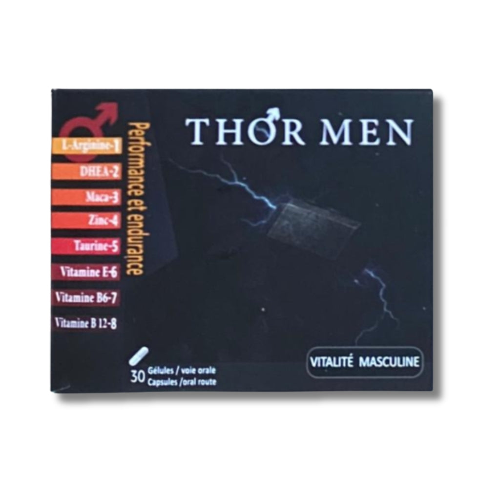 Thor Men - Vitalité Masculine | Performance Endurance Énergie - 30 Gélules 1