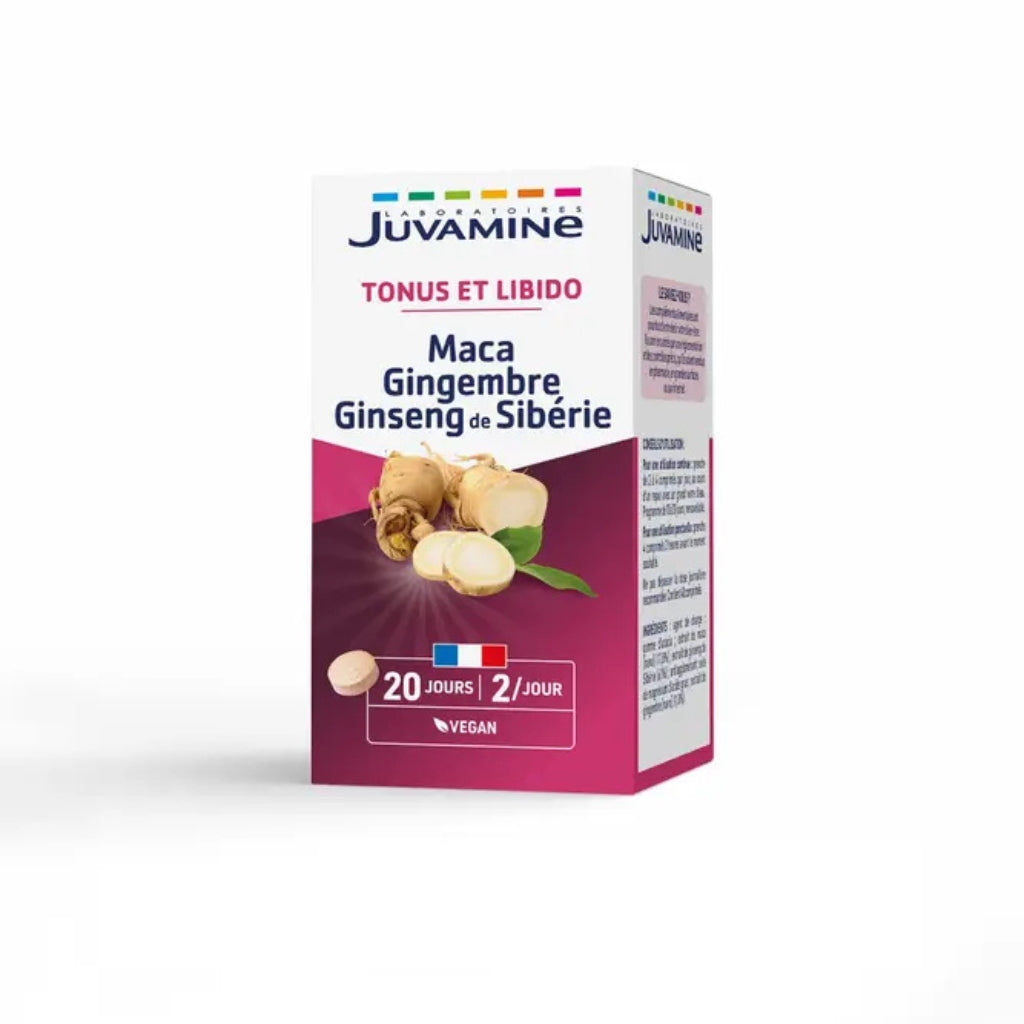 Maca Gingembre Ginseng de Sibérie - Énergie Vitalité Tonus | Trio Adaptogène 1