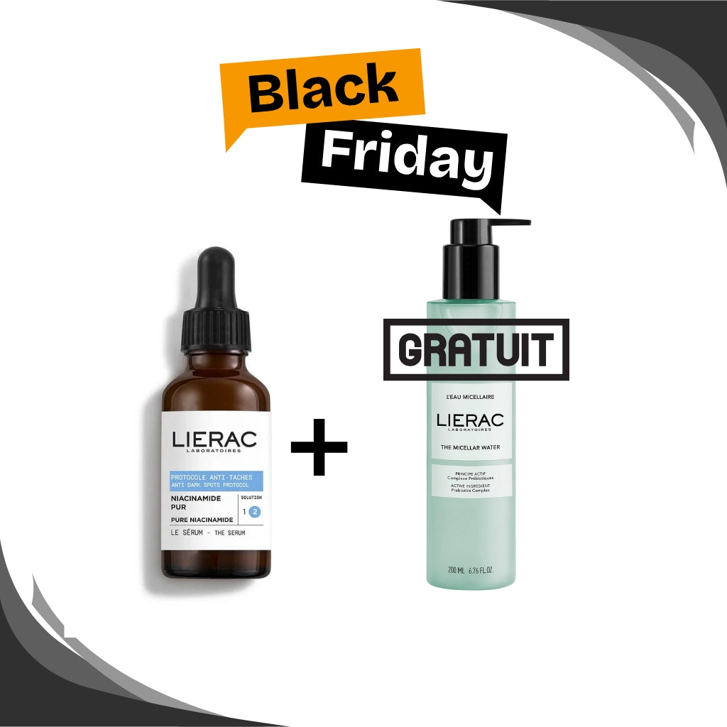 🔥 BLACK FRIDAY Lierac Pack Niacinamide 30ml + Eau Micellaire 200ml GRATUITE | Pores Éclat 1