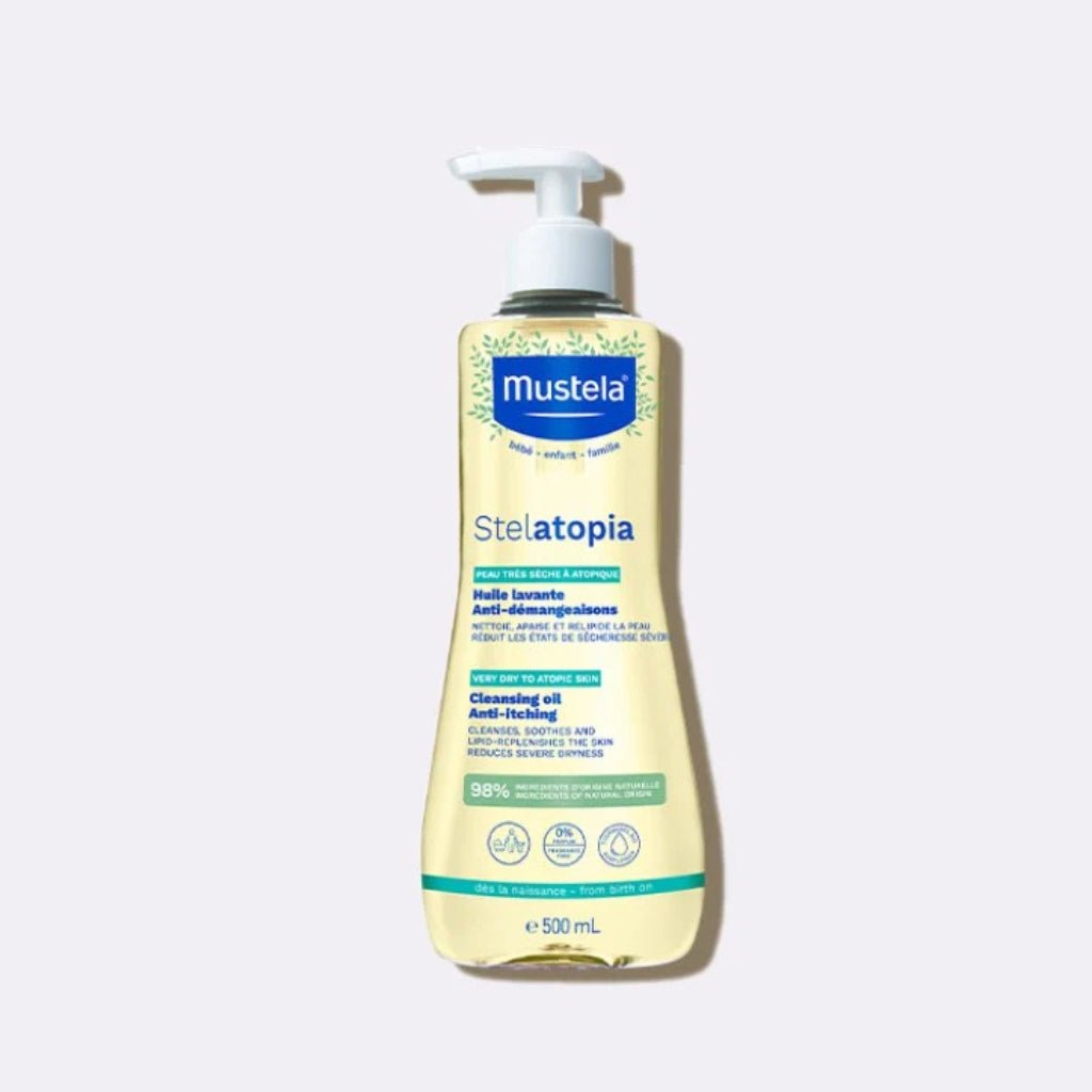 Mustela Stelatopia Huile Lavante 500ml - Peau Atopique Bébé & Enfant - La Grande Para