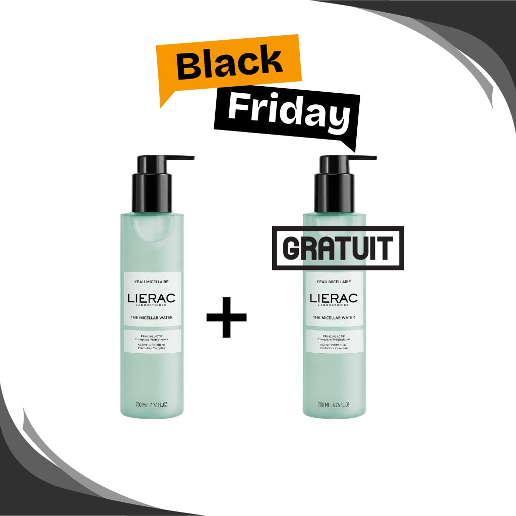 🔥 BLACK FRIDAY Lierac Pack Eau Micellaire 200ml x2 | 1 Flacon GRATUIT 3 en 1 1