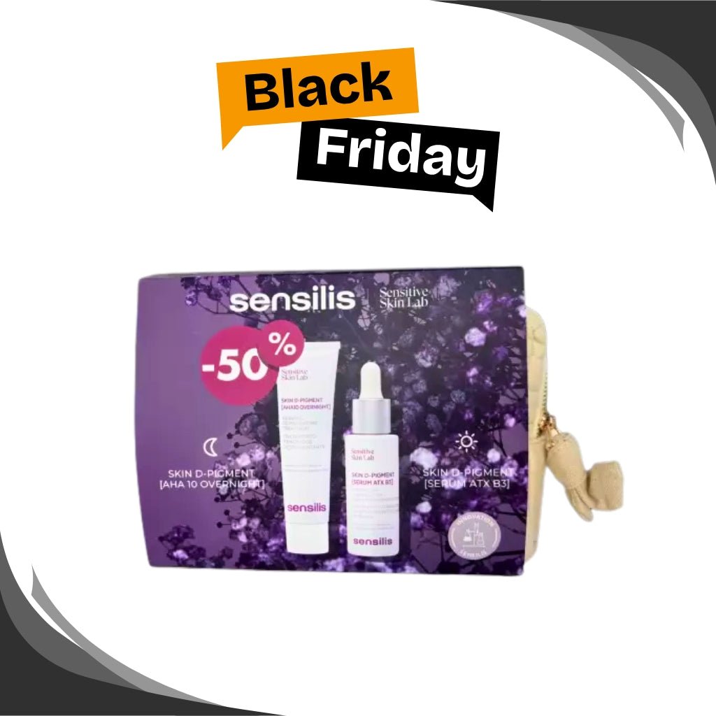 Sensilis Pack D - Pigment Sérum ATX B3 + AHA10 Overnight - 50% + Trousse OFFERTE | Anti - Taches Jour Nuit - La Grande Para
