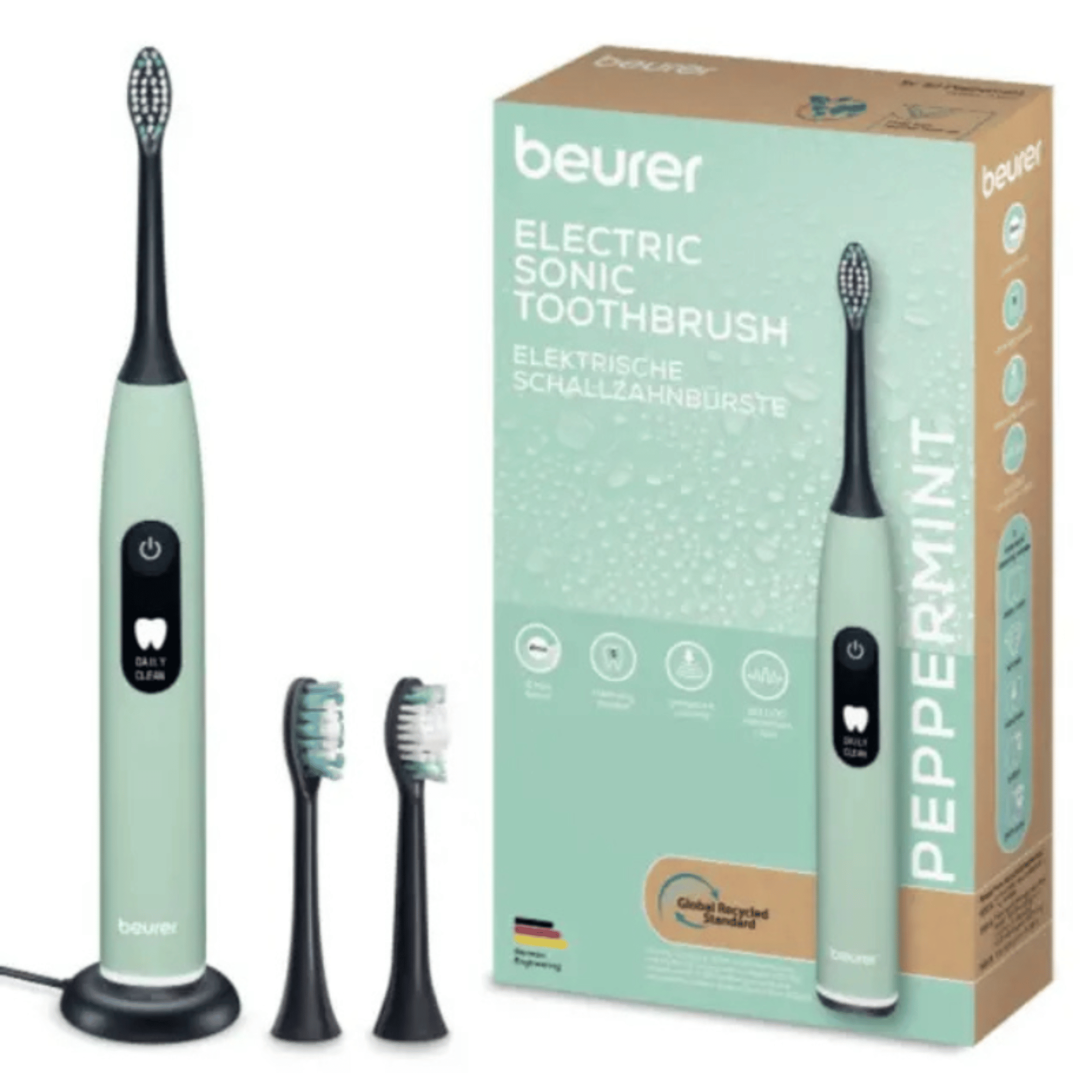 BEURER SC 50 PEPPERMINT Brosse à Dents Électrique - 80000 Oscillations - La Grande Para