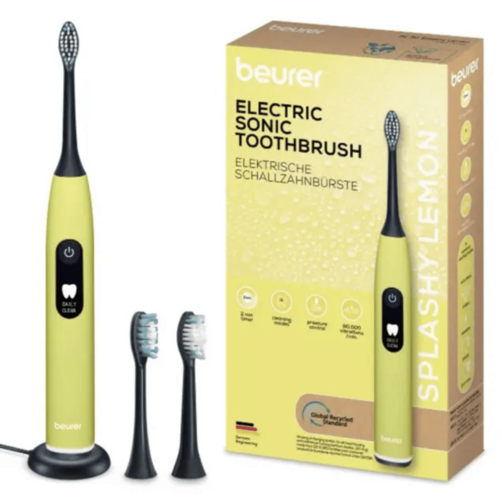 BEURER SC 50 SPLASHY LEMON GP BROSSE A DENTS ELECTRIQUE - La Grande Para