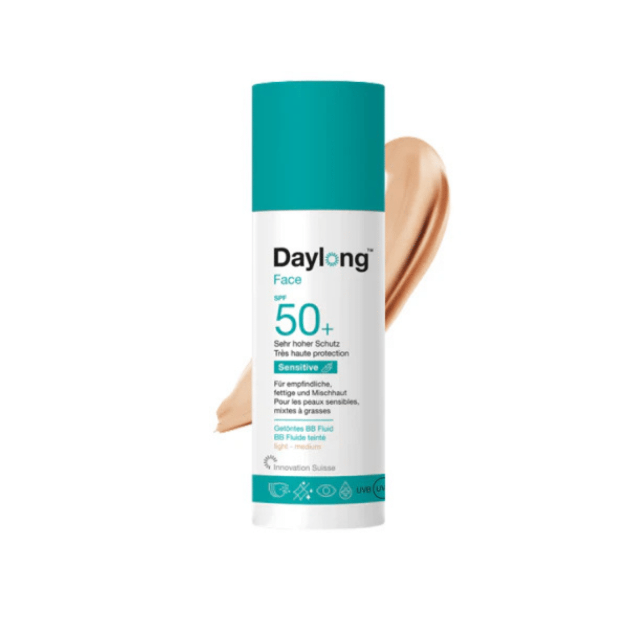 Daylong sensitive face BB solaire SPF 50+ Fluide teinté light - La Grande Para
