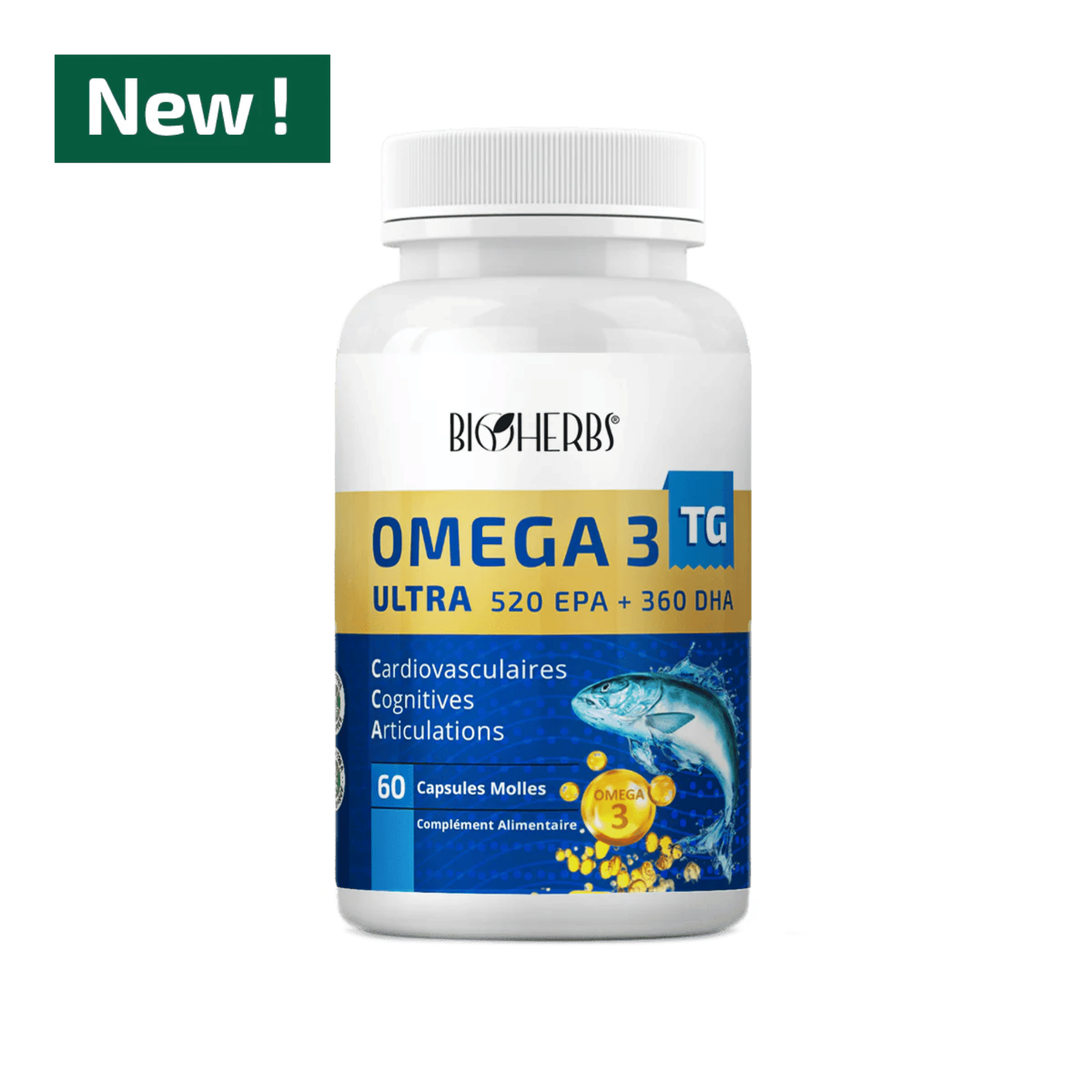 BIOHERBS OMÉGA 3 ULTRA - La Grande Para