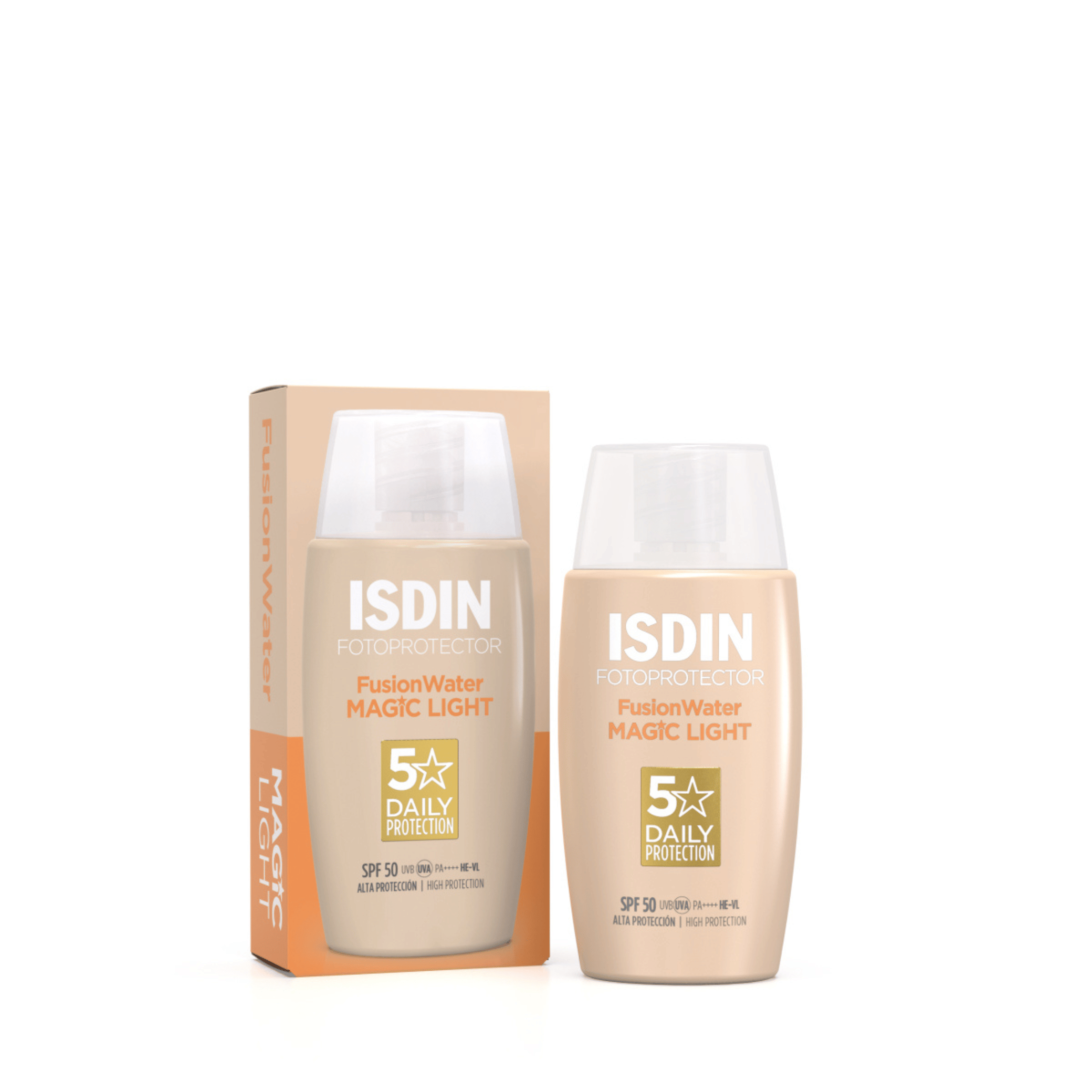 ISDIN Fusion Water magic Light SPF50+ 50ml - Crème Solaire Ultra - Légère Tunisie - La Grande Para