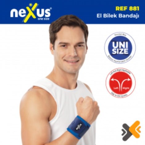 VARITEKS NEXUS 901 Bandeau Poignet - Bracelet Sport Compression Tendinite Prévention - La Grande Para