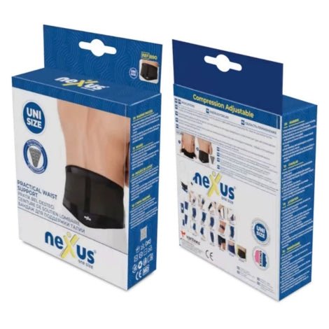 VARITEKS NEXUS 890 Ceinture Lombaire Standard - Support Dos Abdomen Maintien Noir - La Grande Para