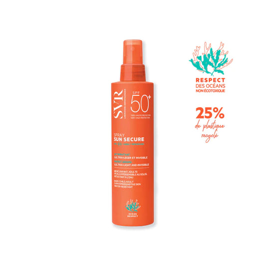 SVR SUN SECURE SPRAY HYDRATANT SPF50+ 200ML(non éligible au code promo)