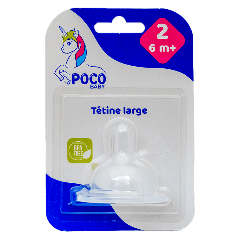 POCO BABY Tetine Large 2eme Age.