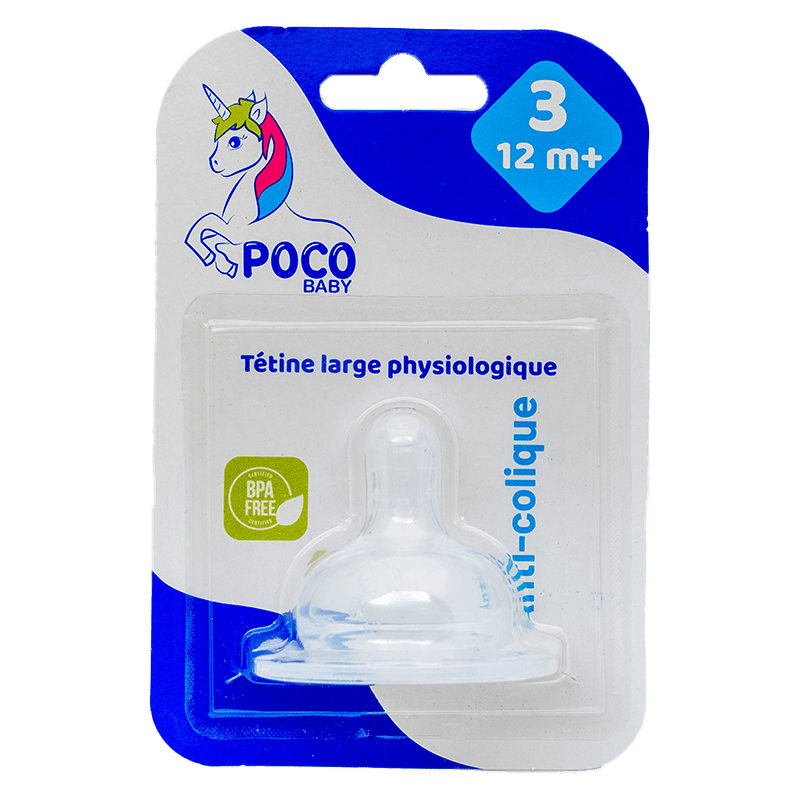 POCO BABY Tetine Large Physiologique 3eme Age